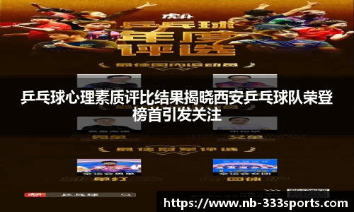 乒乓球心理素质评比结果揭晓西安乒乓球队荣登榜首引发关注